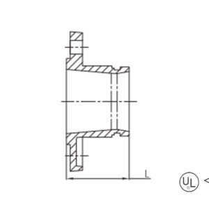 en grooved flange one piece (flanged adapter)