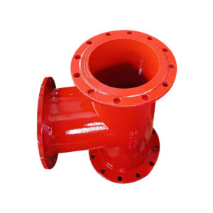 flanged reducing tee