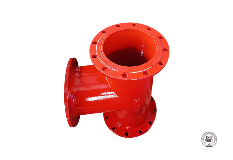 flanged reducing tee