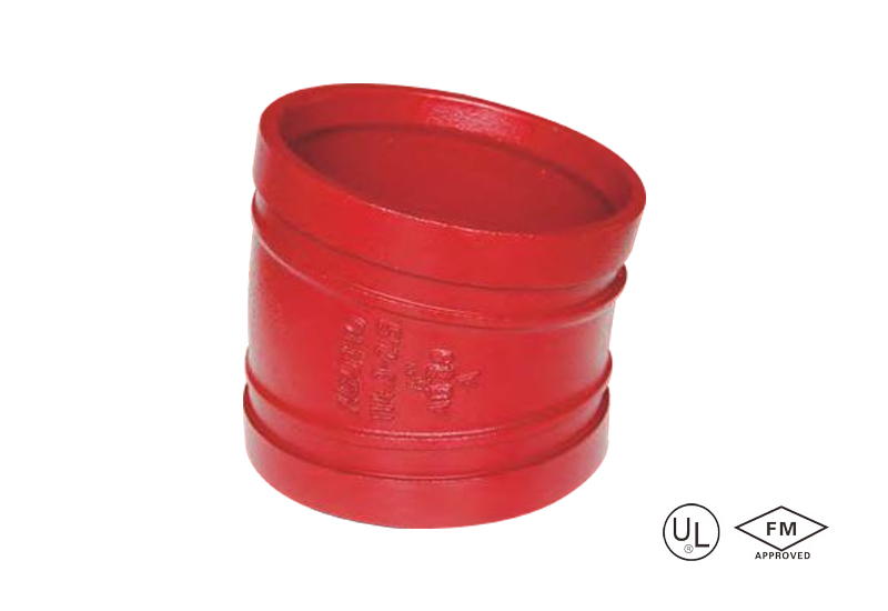 grooved 11.25° elbow