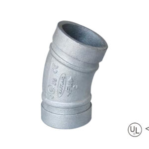 grooved 22.5° elbow