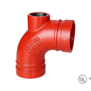 grooved 90° drainage elbow
