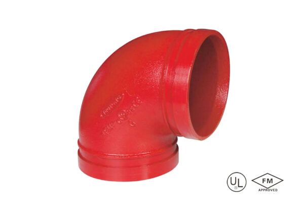 grooved 90° elbow