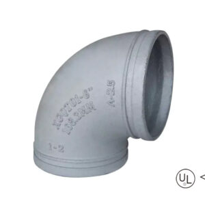 grooved 90° elbow