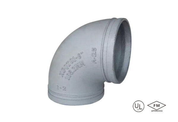 grooved 90° elbow