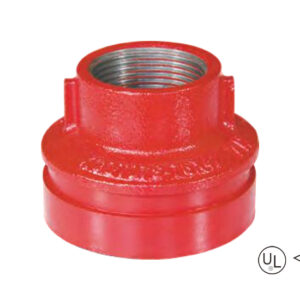 grooved concentric reducer with female threaded outlet