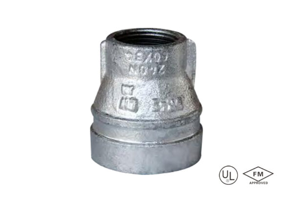 grooved concentric reducer with female threaded outlet