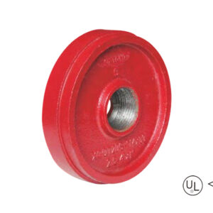 grooved drain cap with concentric hole