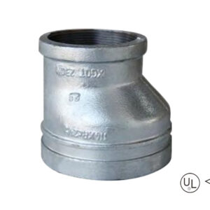 grooved eccentric reducer with female threaded outlet