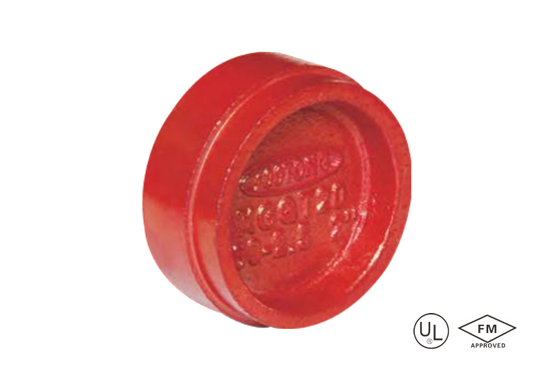 grooved end cap