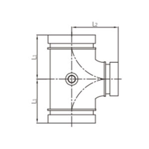 grooved fire hydrant tee