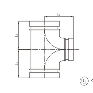 grooved reducing tee