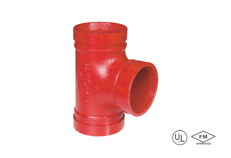 grooved straight tee (equal tee)