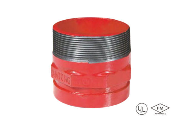 grooved x male threaded adapter nipple