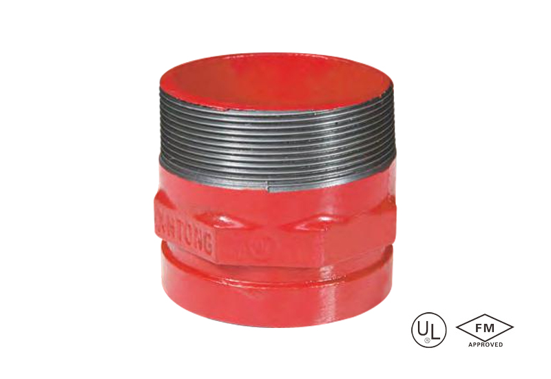 grooved x male threaded adapter nipple