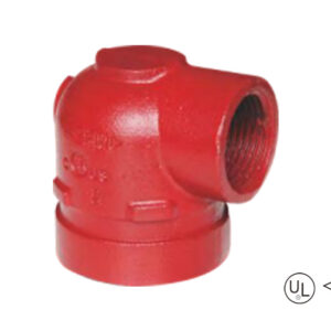 grooved × female threaded adapter elbow