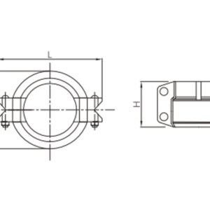 transition hdpe to steel coupling