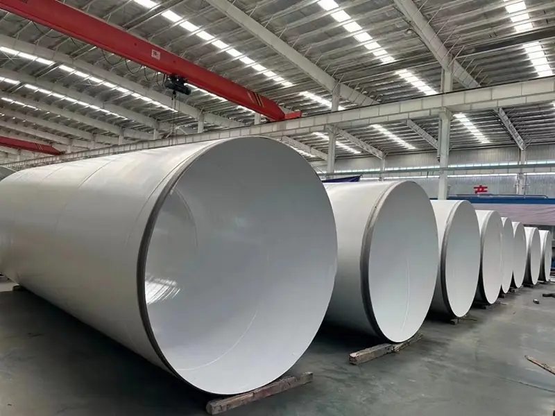 3lpp anti corrosion coated pipes for sour gas.