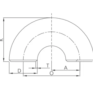 butt weld 180° return (short radius)