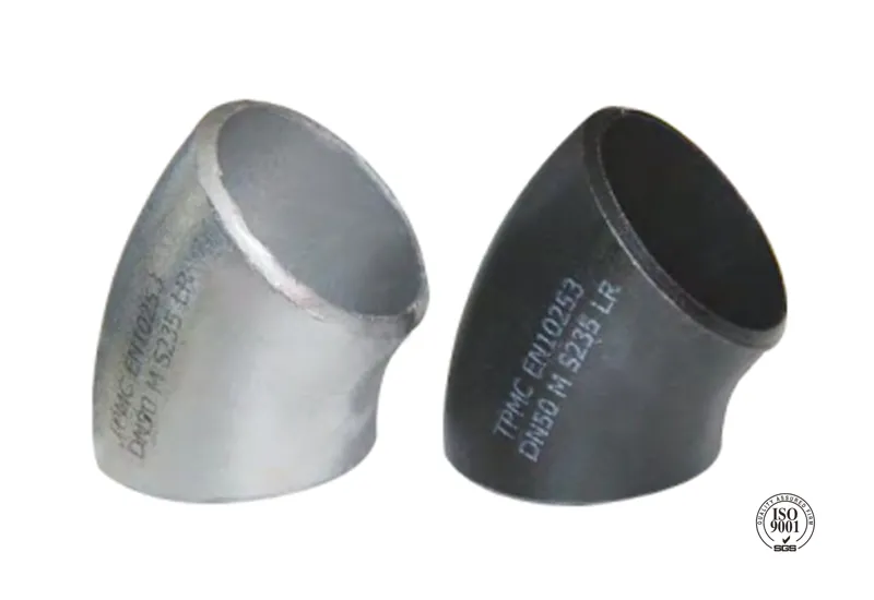 butt weld 45° elbow (long radius)