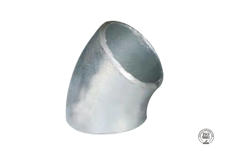 butt weld 45° elbow (long radius)
