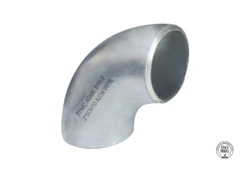 butt weld 90° elbow (long radius)