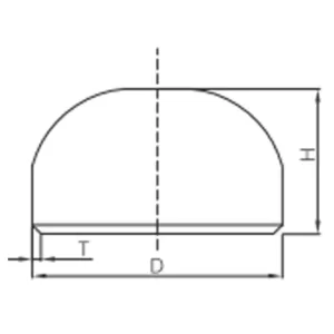 butt weld cap