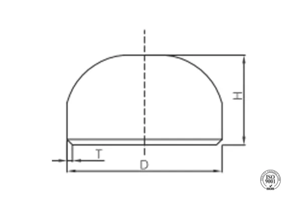 butt weld cap