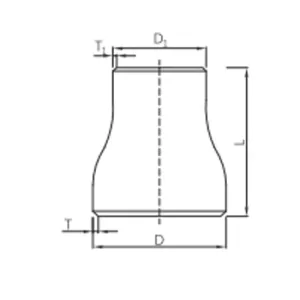 butt weld concentric reducer