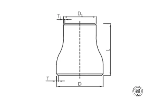butt weld concentric reducer
