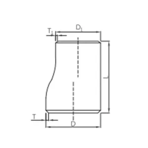 butt weld eccentric reducer