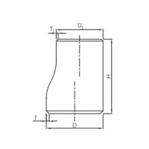 butt weld eccentric reducer