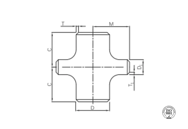 butt weld reducing cross