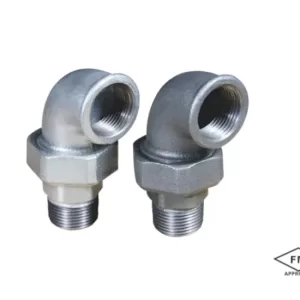 malleable cast iron union elbow (flat / taper seat) (copy)