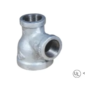 malleable cast iron unequal tee (increasing tee) (copy)