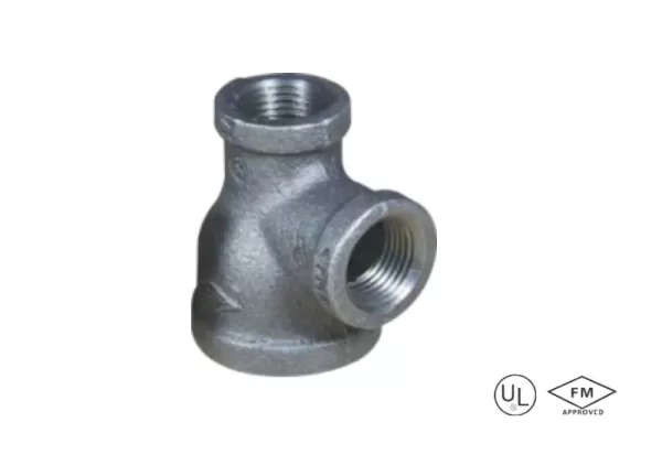 malleable cast iron unequal tee (increasing tee) (copy)