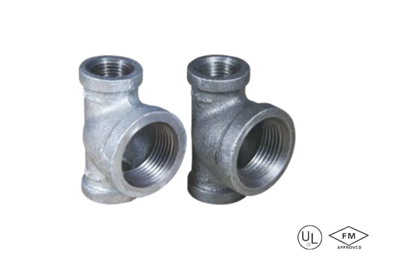 malleable cast iron unequal tee (reducing tee) (copy)