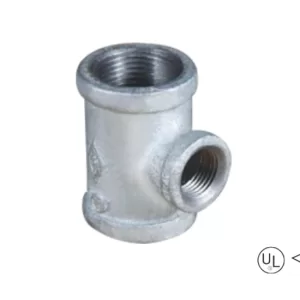 malleable cast iron unequal tee (reducing tee)