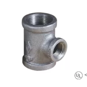 malleable cast iron unequal tee (reducing tee)