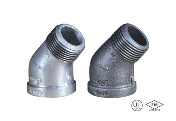 malleable iron 45° straight elbow (copy)