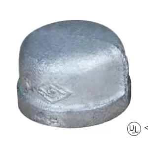 malleable iron cap (recessed)