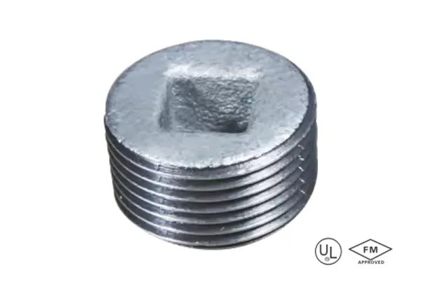 malleable iron square head plug (cored plug) (copy)
