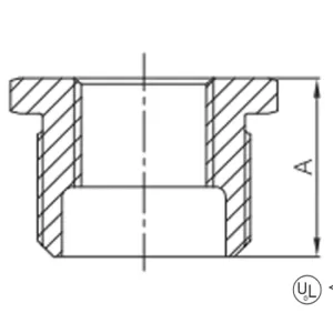 malleable iron hexagon head bushing (outside head)