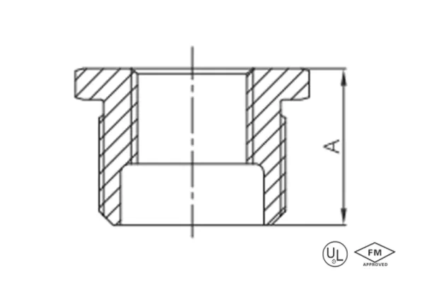 malleable iron hexagon head bushing (outside head)