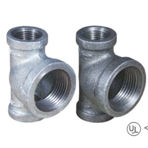 malleable iron reducing tee (bull head tee)