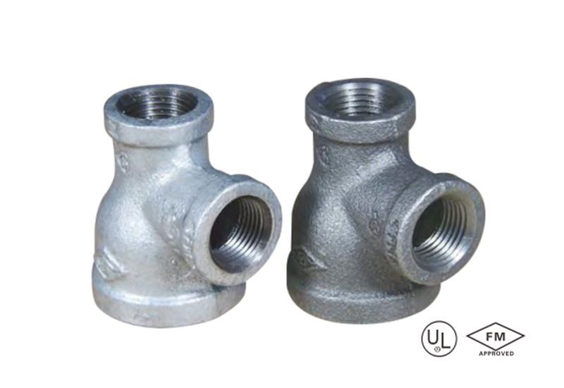 malleable iron reducing tee (bull head tee) (copy)