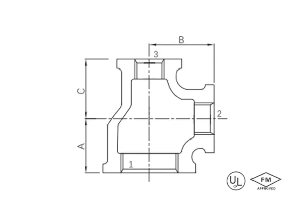 malleable iron reducing coupling (reducing socket / reducer) (copy)