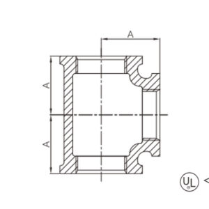 malleable iron 45° street elbow (copy)