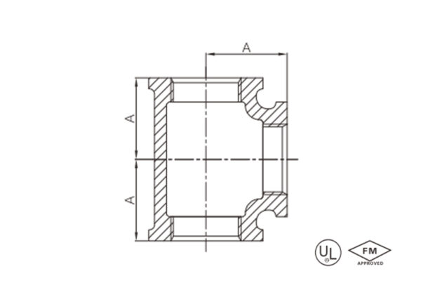 malleable iron 45° street elbow (copy)