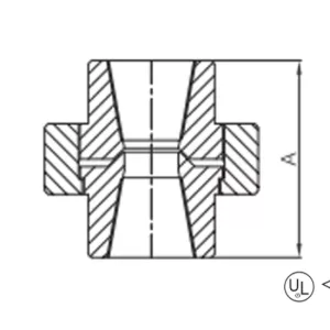 malleable iron union (ball to cone / ball to ball joint)